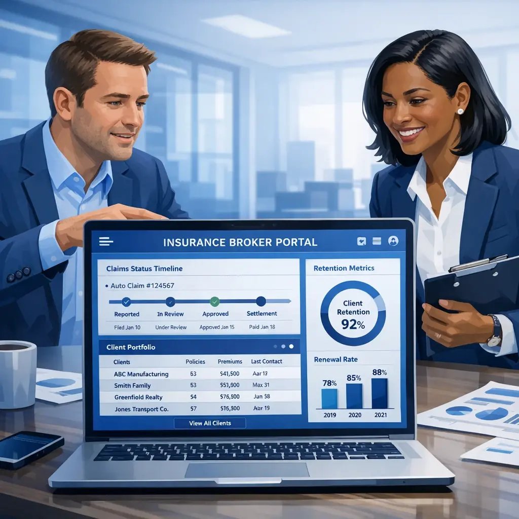 Broker Portals That Win Claims From Status Pages to Shared CX-2