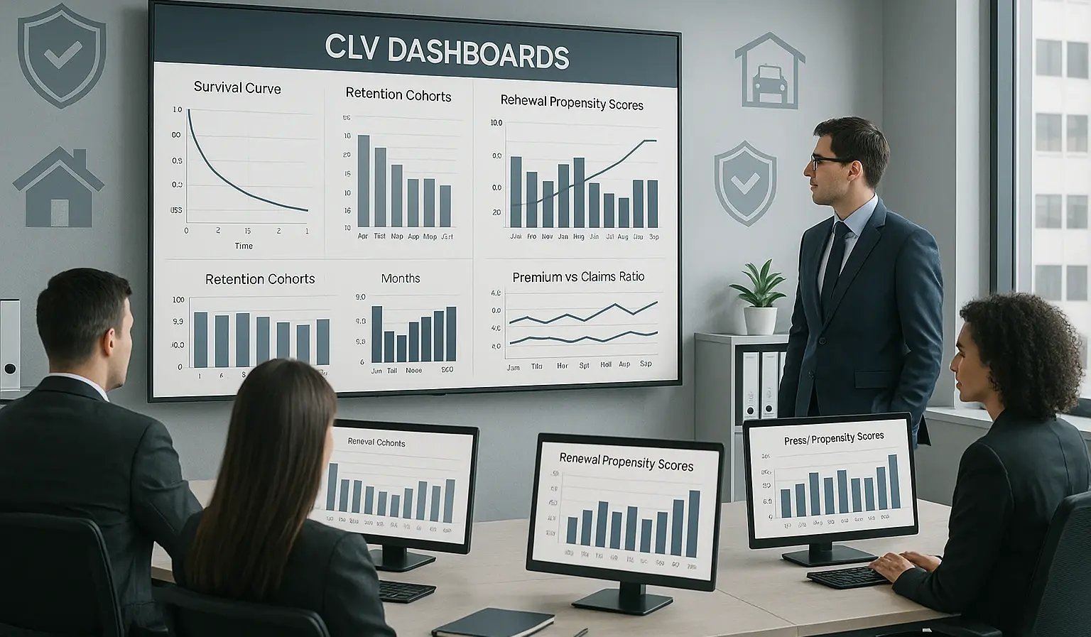 Predicting Insurance CLV for Retention ROI