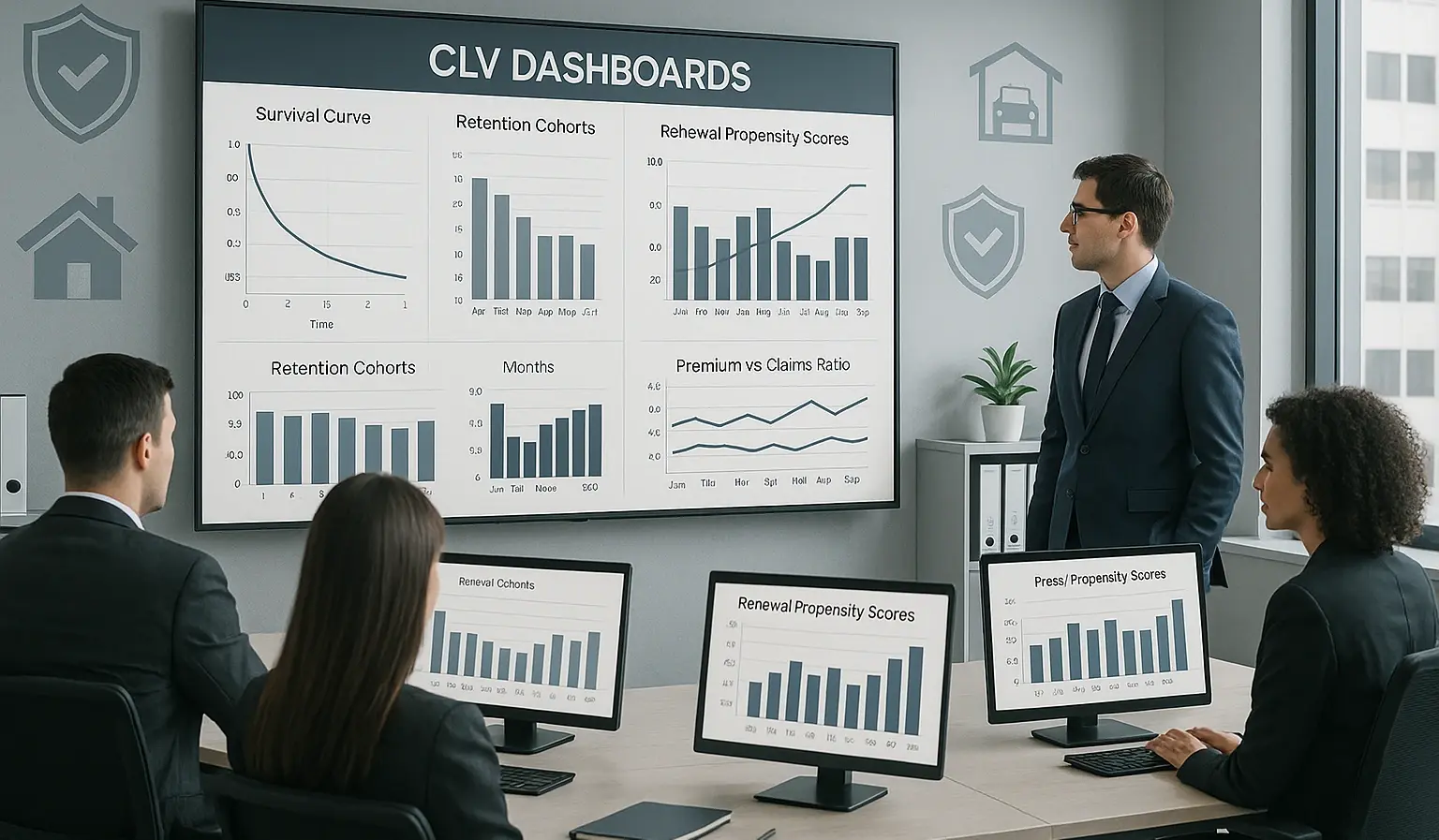 Predicting Insurance CLV for Retention ROI